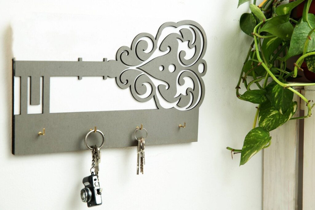 acrylic Wall-Mounted Keyholder